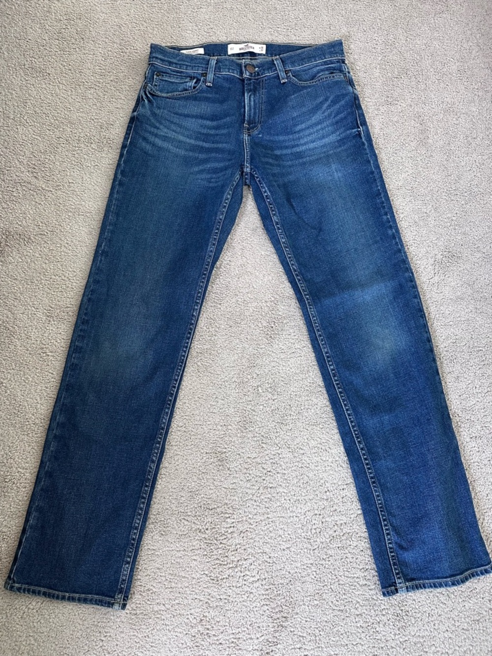 Hollister Men's Medium Blue Straight Jeans
